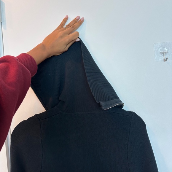 REMAIN Birger Christensen – Zipped Collar Jumper in Dark Blue XS/34 - Picture 8 of 11